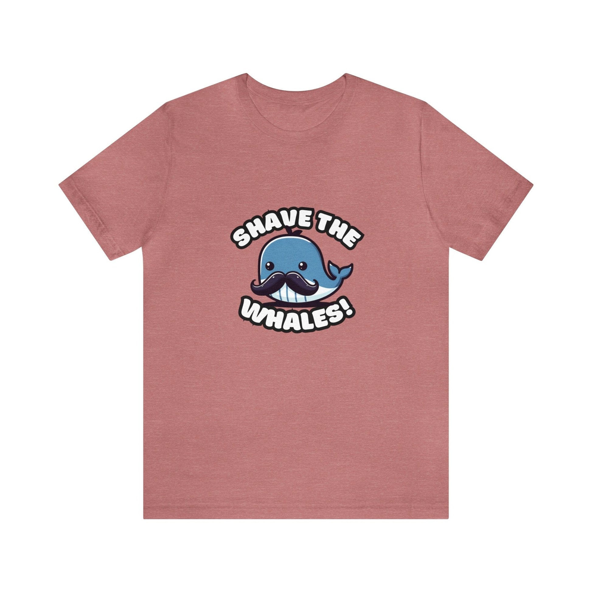 Shave The Whales - Whale T-shirt Mauve / S