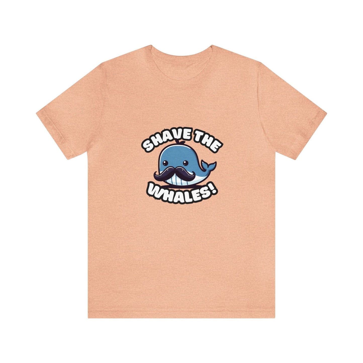 Shave The Whales - Whale T-shirt Peach / S