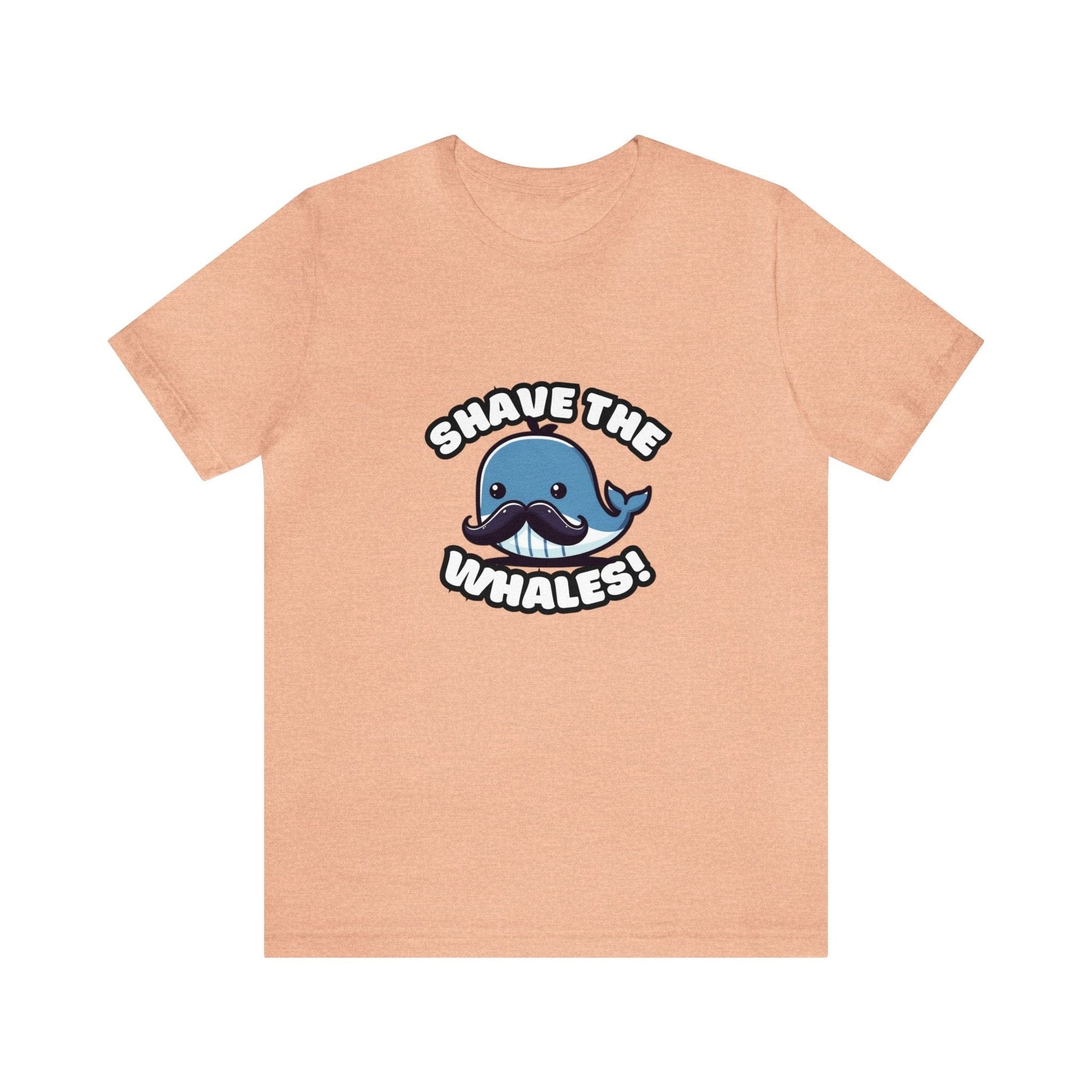 Shave The Whales - Whale T-shirt Peach / S