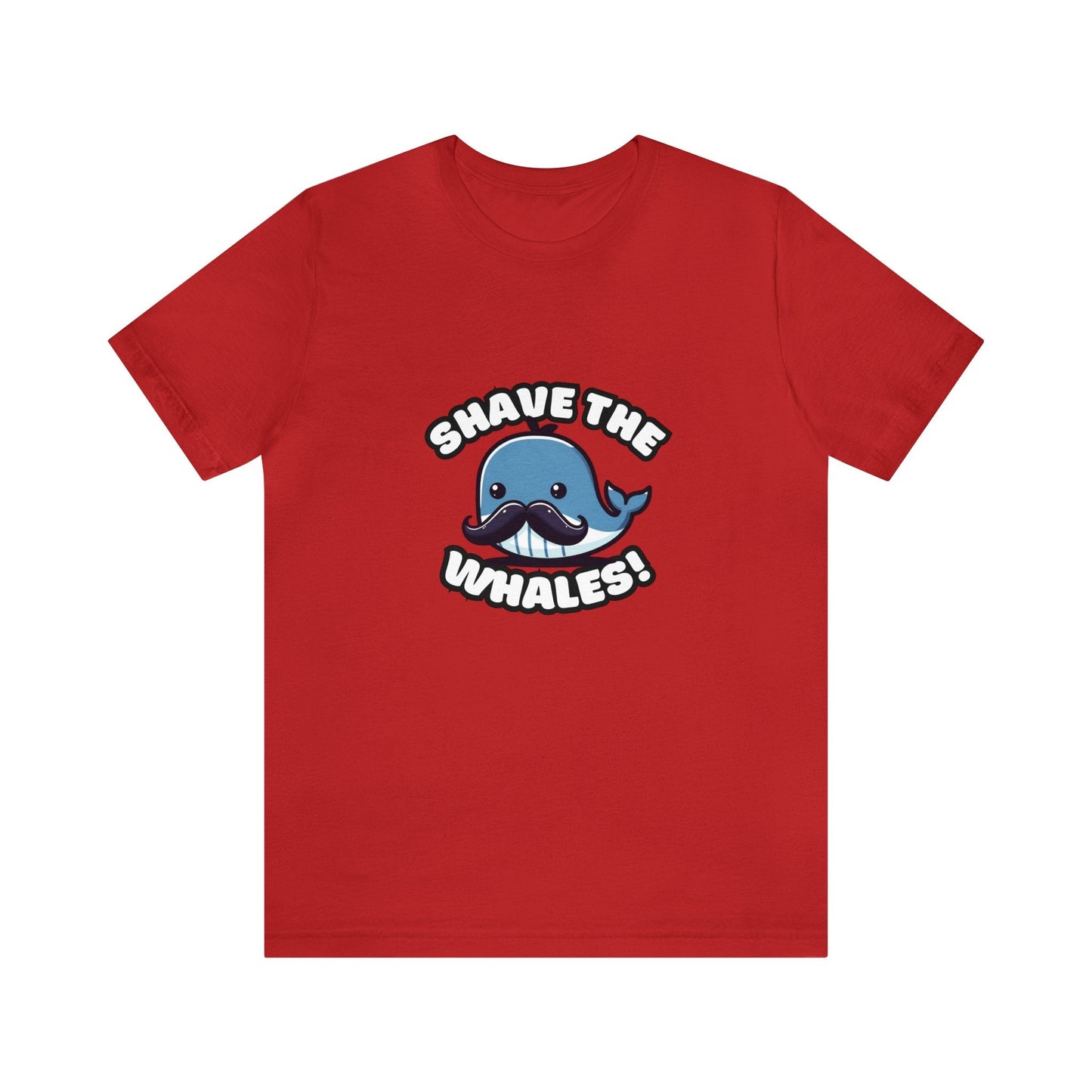 Shave The Whales - Whale T-shirt Red / XS