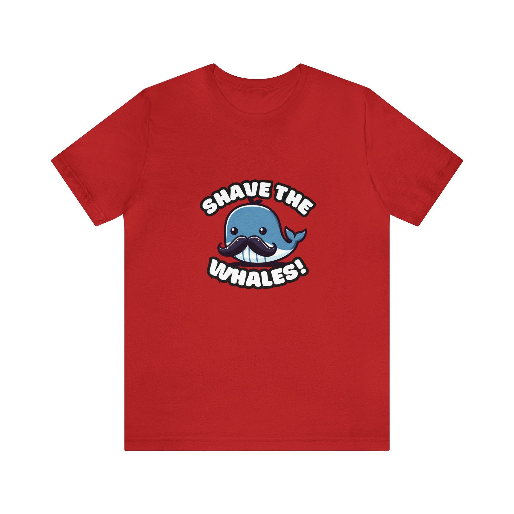 Shave The Whales - Whale T-shirt Red / XS