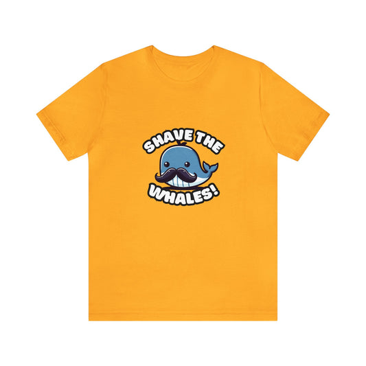 Shave The Whales - Whale T-shirt Yellow / XS