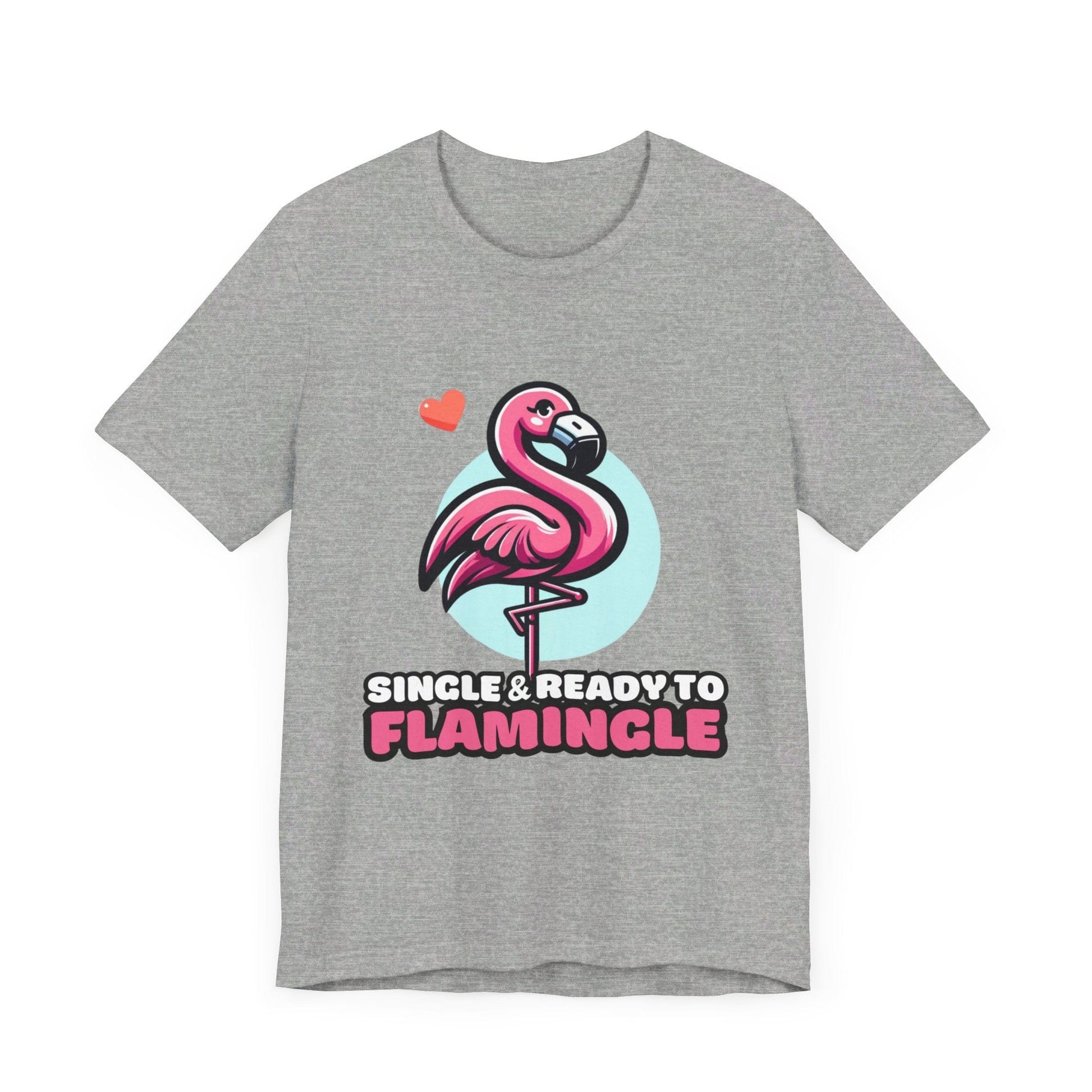 Single & Ready to Flamingle - Flamingo T-shirt