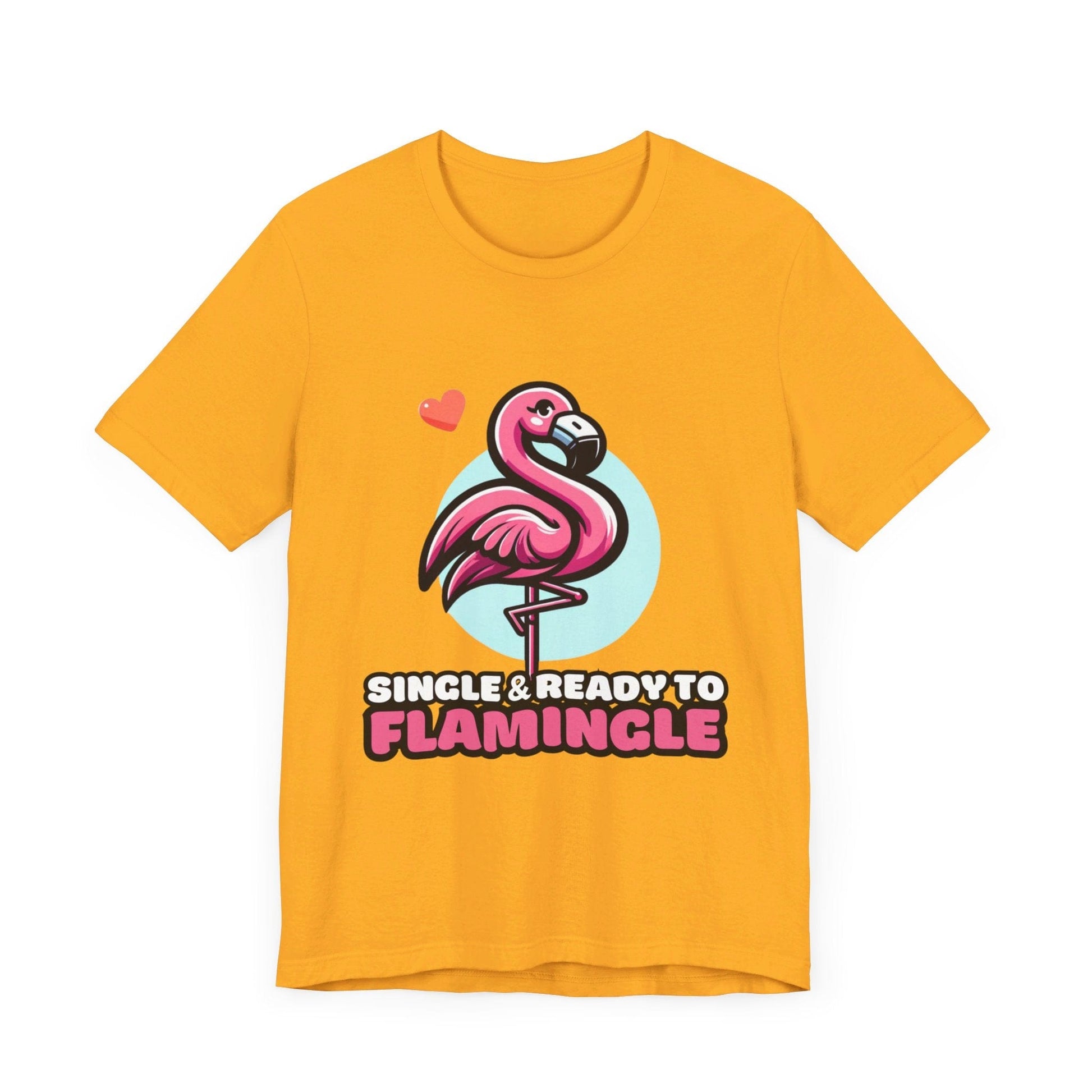 Single & Ready to Flamingle - Flamingo T-shirt