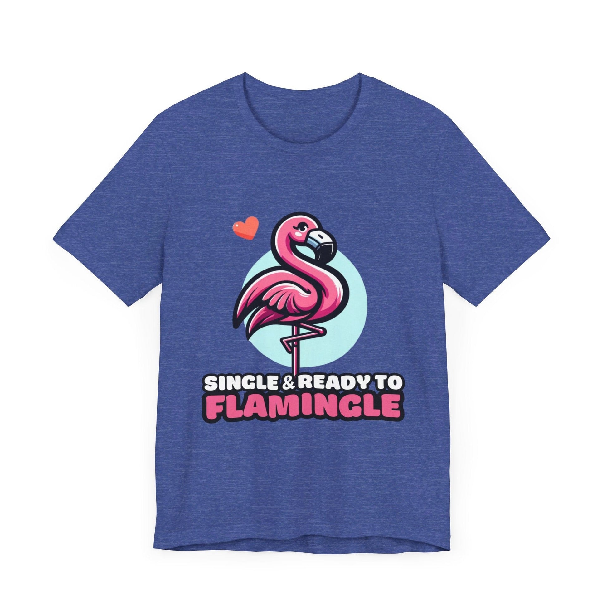 Single & Ready to Flamingle - Flamingo T-shirt