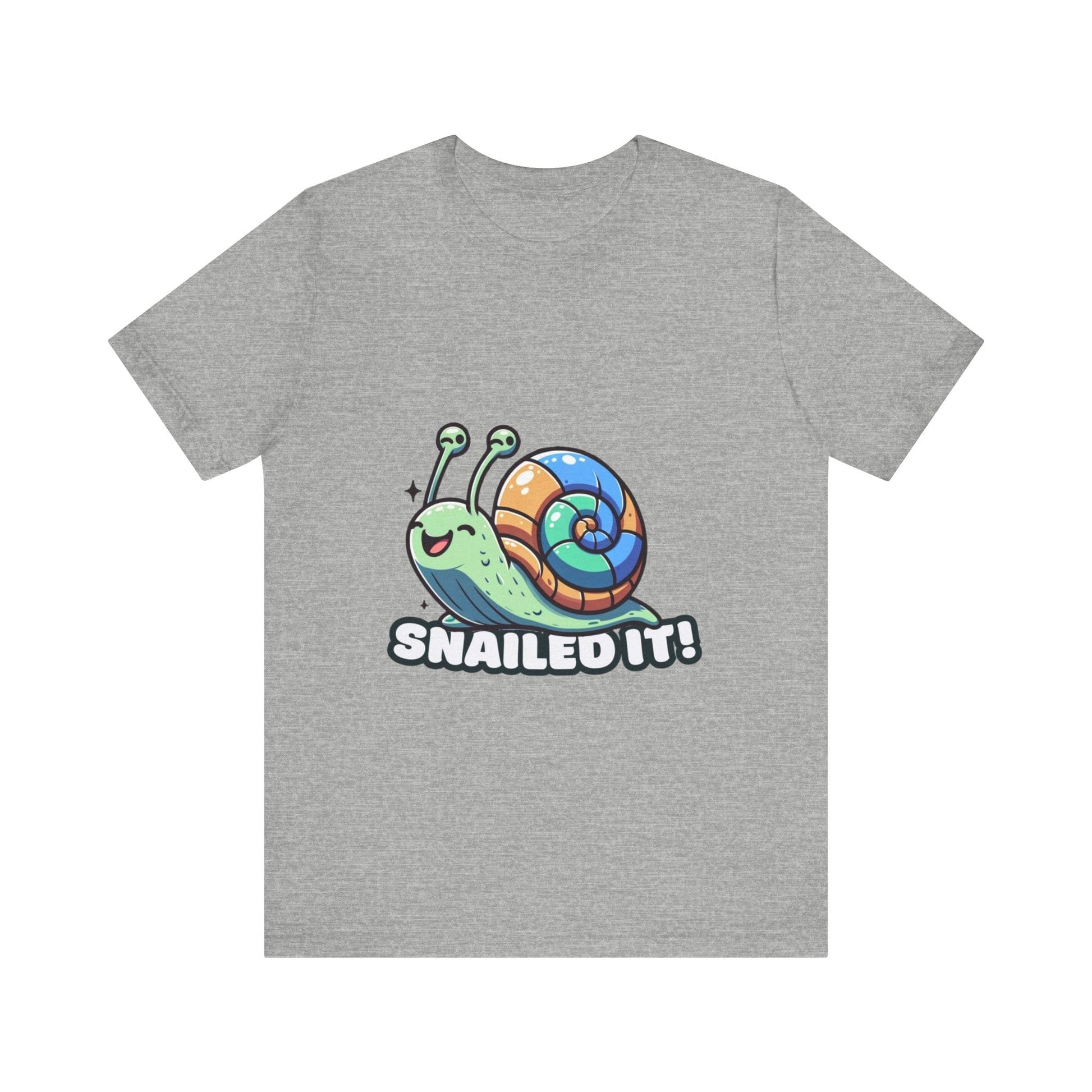 Snailed It - Snail T-shirt Athletic Heather / S