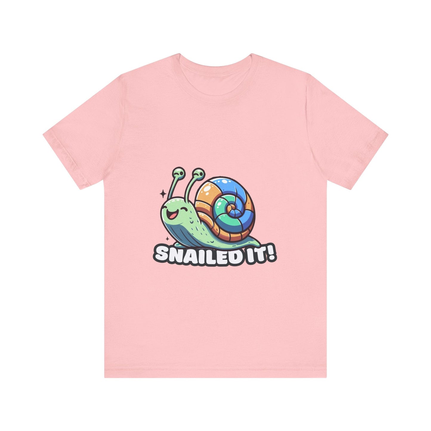 Snailed It - Snail T-shirt Pink / S