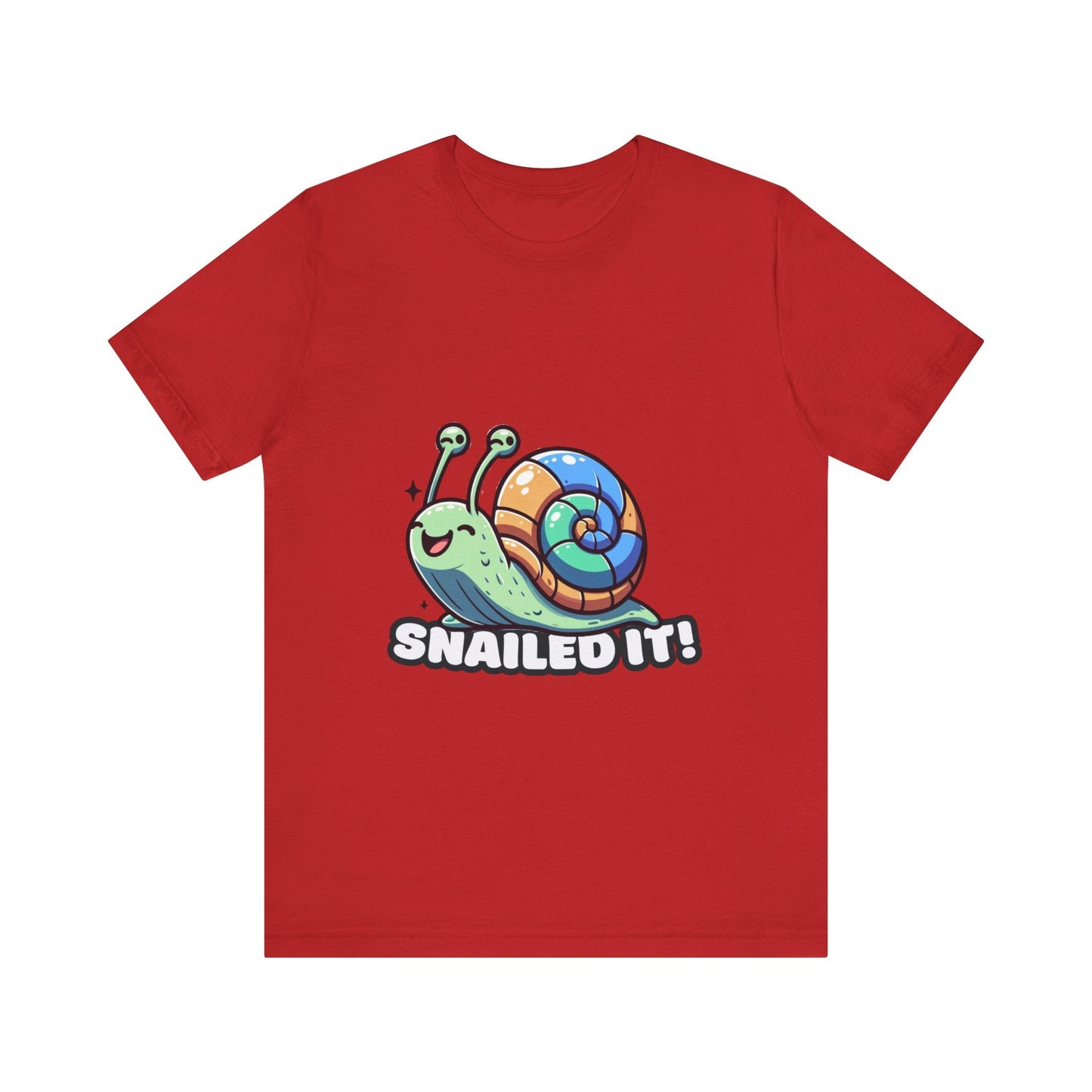 Snailed It - Snail T-shirt Red / S