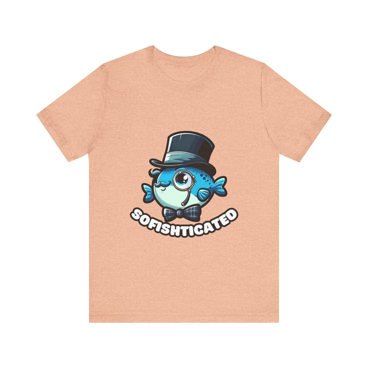 Sofishticated - Fish T-shirt Heather Peach / S