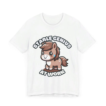 Stable Genius At Work - Horse T-shirt