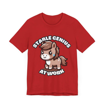 Stable Genius At Work - Horse T-shirt