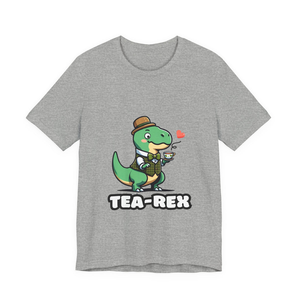 Tea-Rex - Dino T-shirt Athletic Heather / S