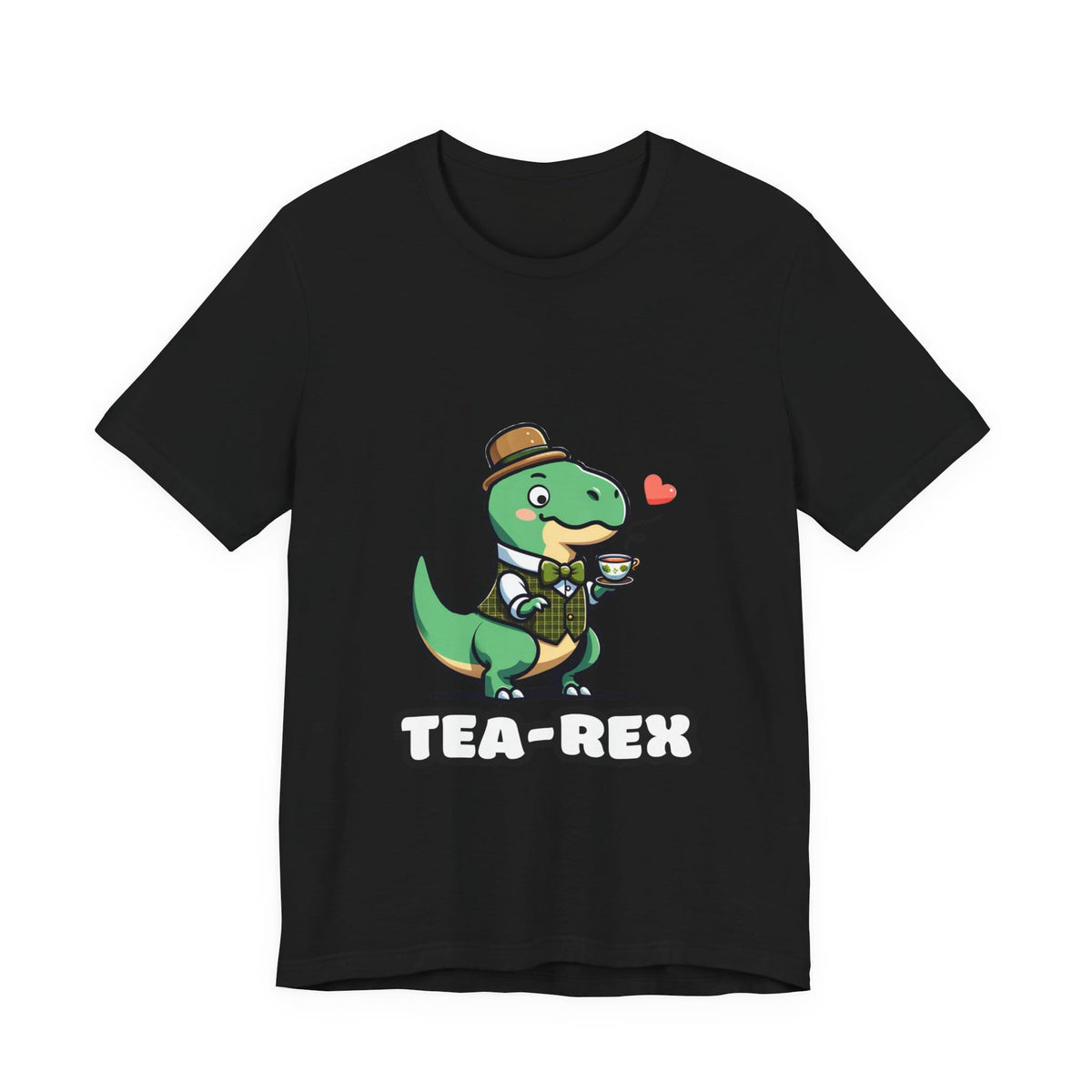 Tea-Rex - Dino T-shirt Black / S