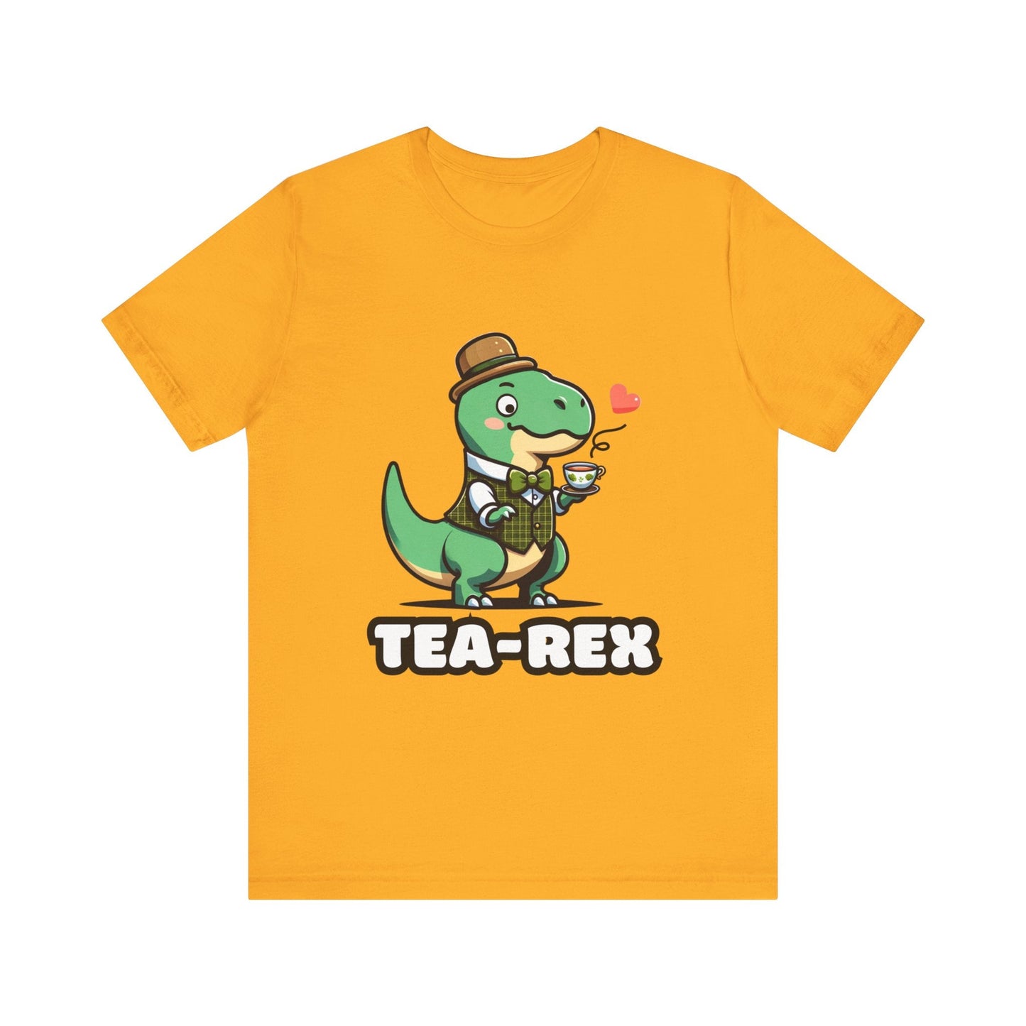 Tea-Rex - Dino T-shirt Gold / S