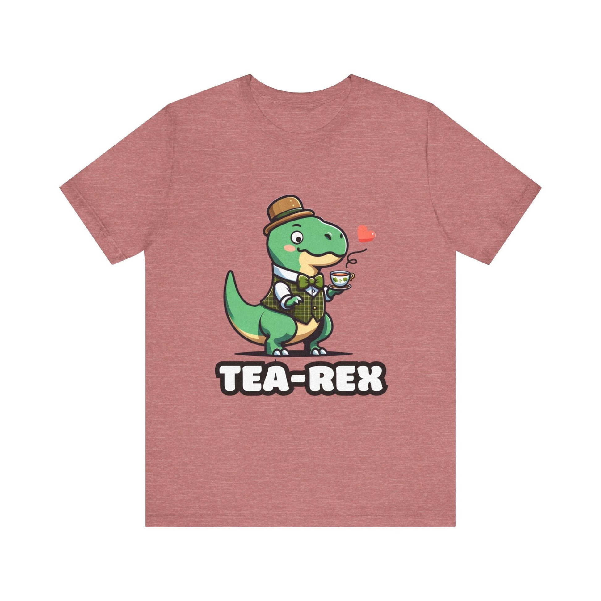 Tea-Rex - Dino T-shirt Heather Mauve / S