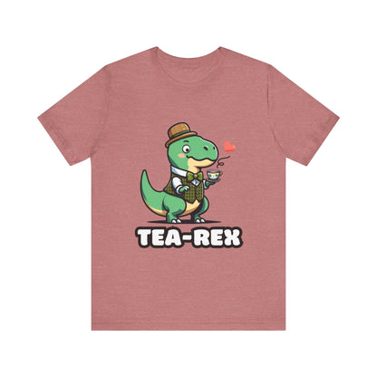 Tea-Rex - Dino T-shirt Heather Mauve / S