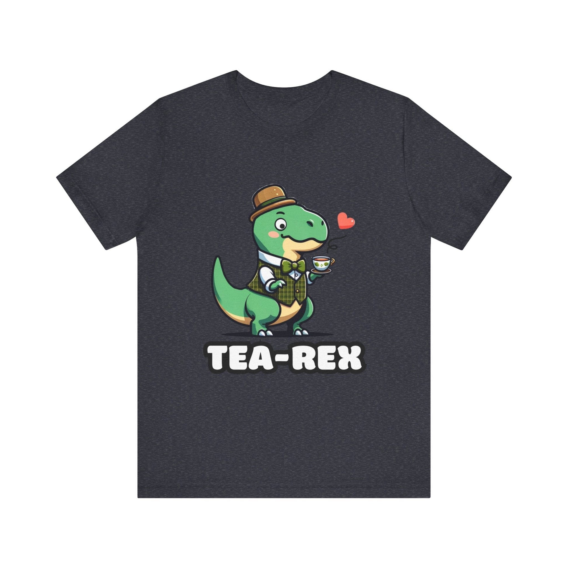 Tea-Rex - Dino T-shirt Heather Navy / S