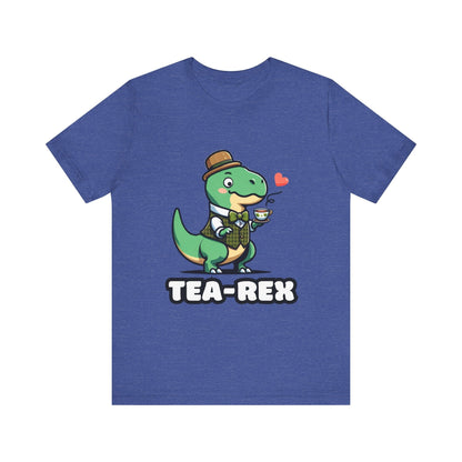 Tea-Rex - Dino T-shirt Heather True Royal / S