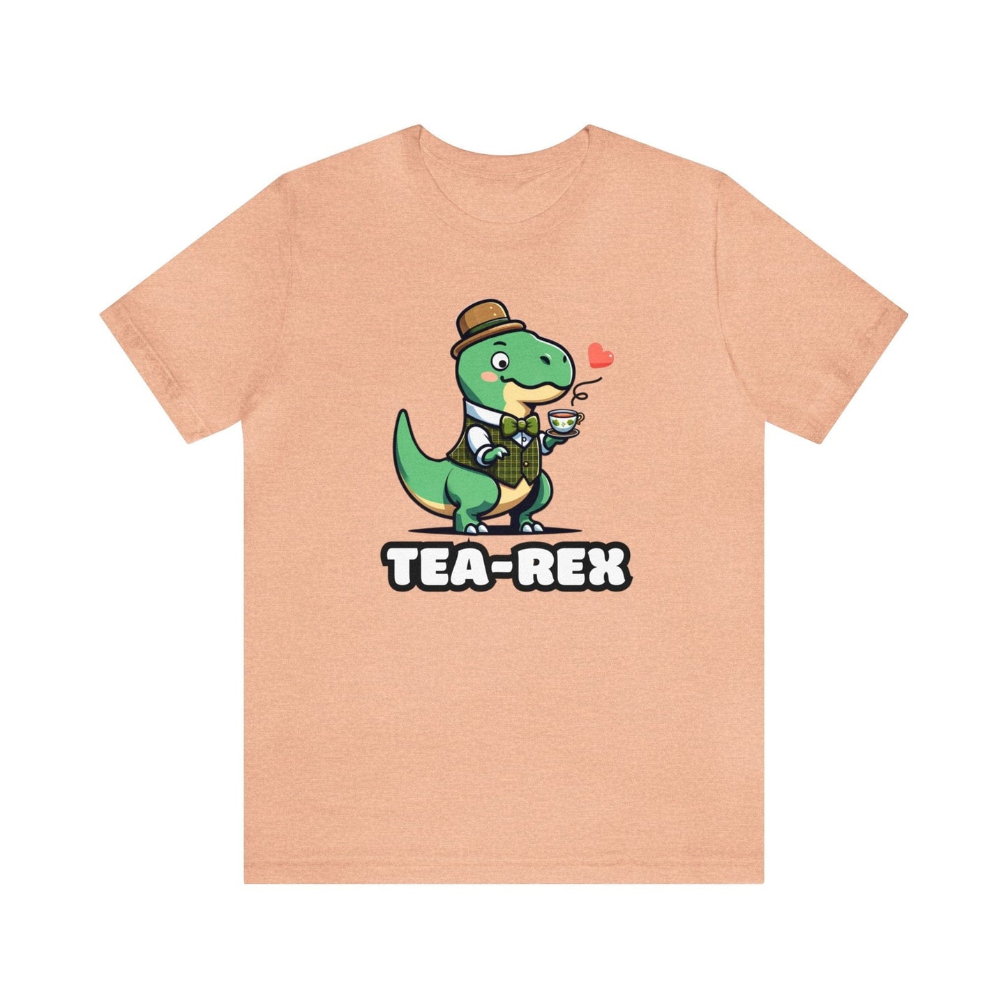 Tea-Rex - Dino T-shirt Peach / XS