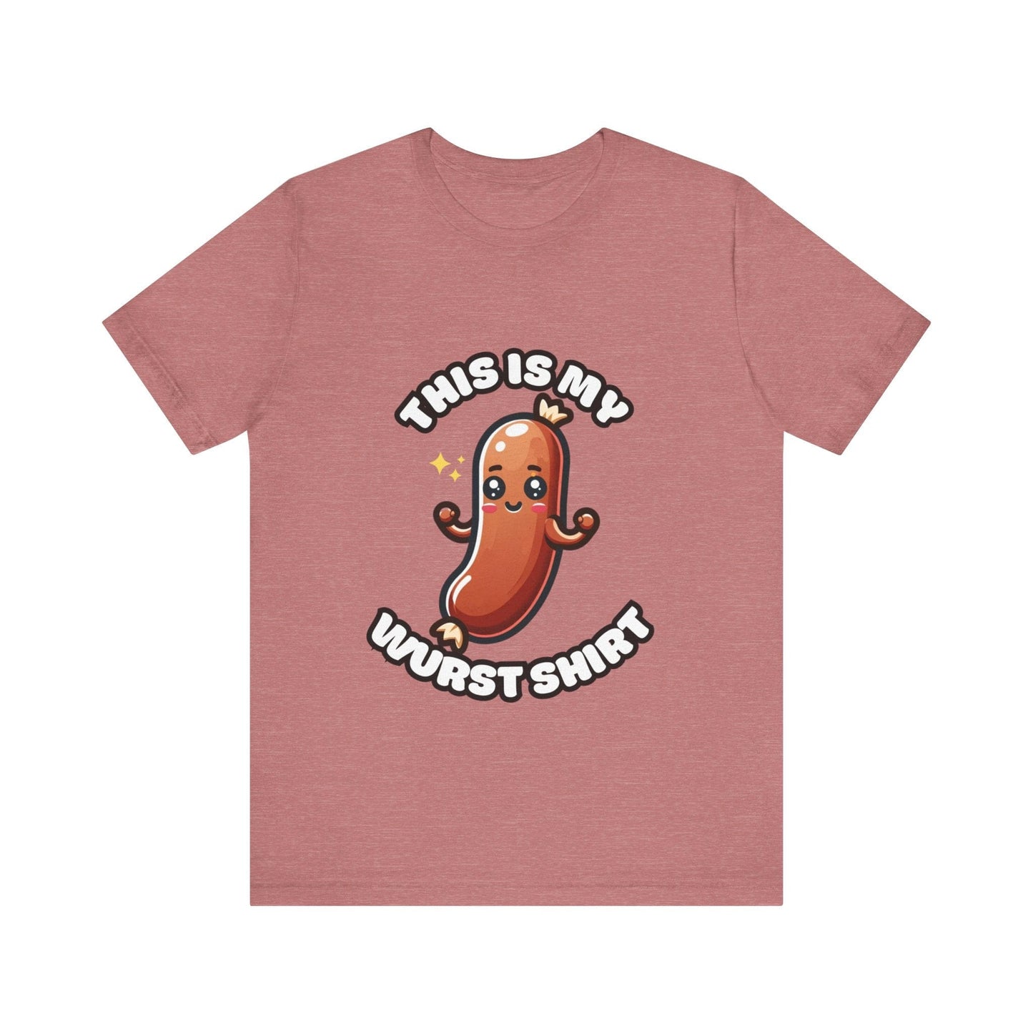 This is my wurst shirt - Wurst T-shirt Heather Mauve / S