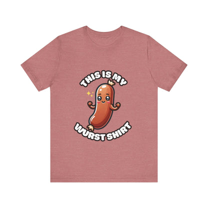 This is my wurst shirt - Wurst T-shirt Heather Mauve / S