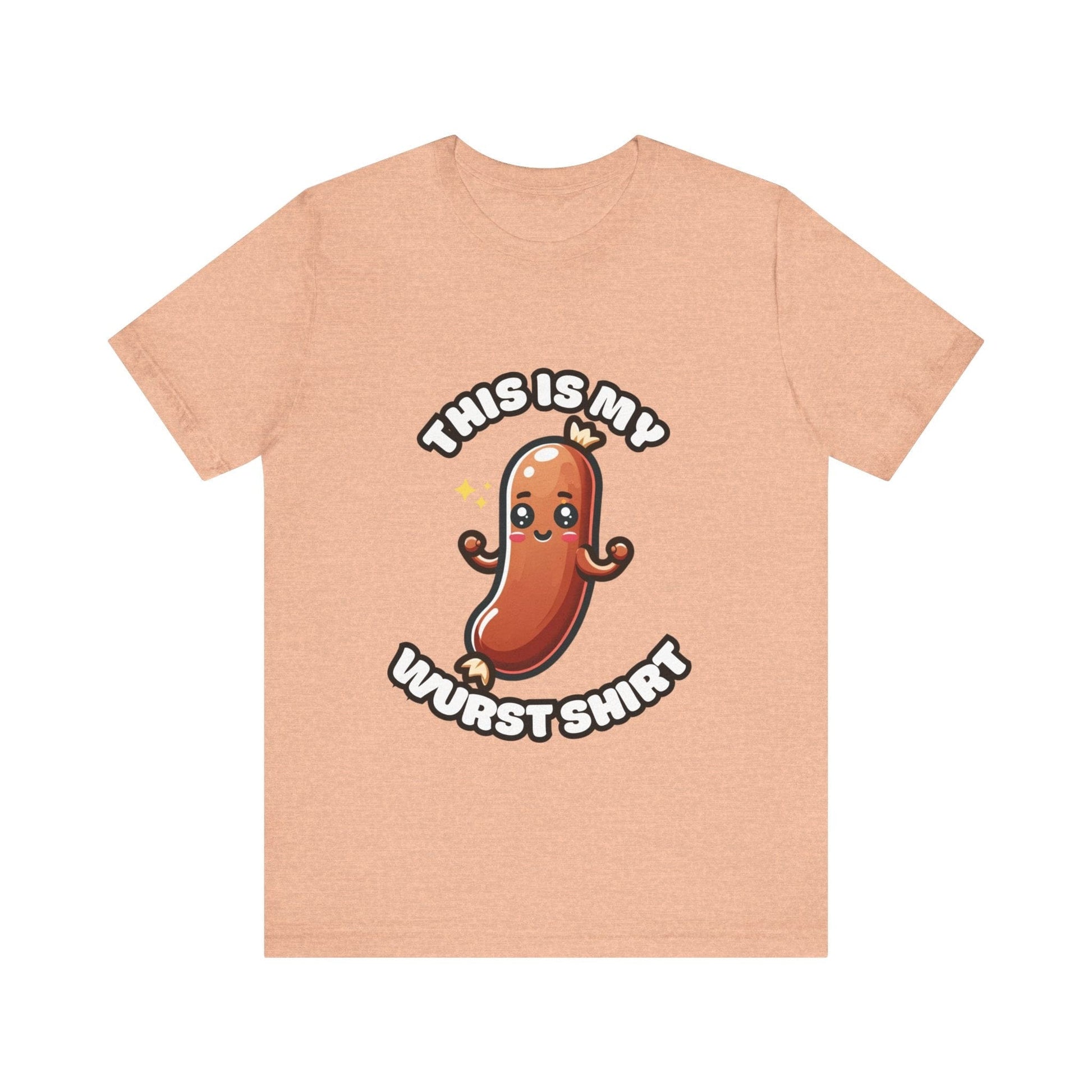 This is my wurst shirt - Wurst T-shirt Heather Peach / S