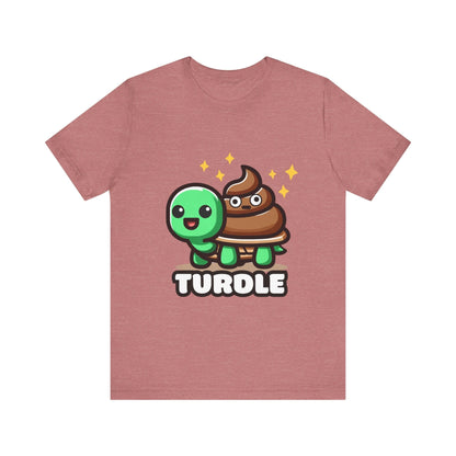 Turdle - Turtle T-shirt Heather Mauve / S