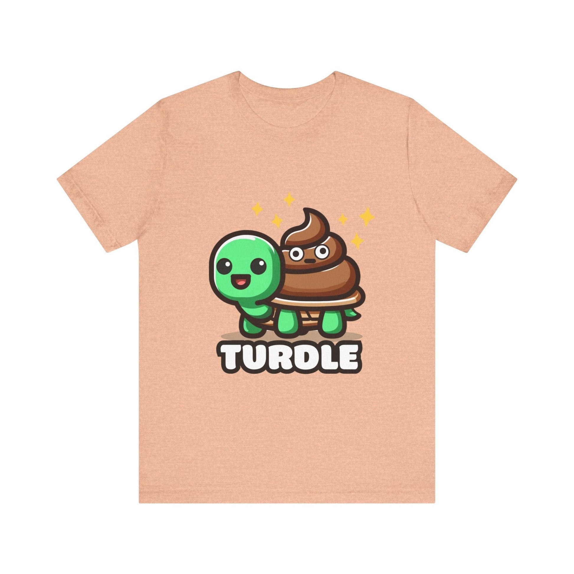 Turdle - Turtle T-shirt Heather Peach / S