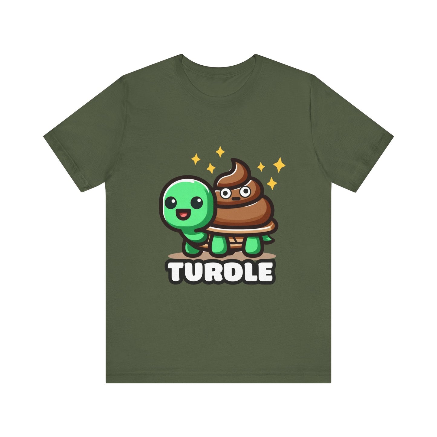 Turdle - Turtle T-shirt Military Green / S