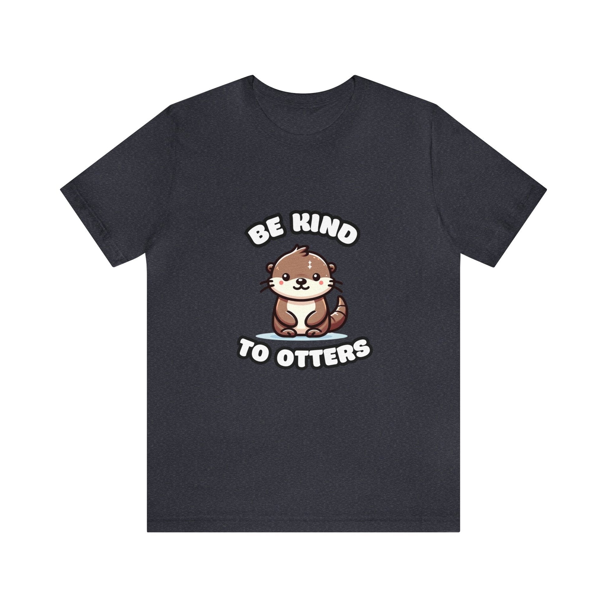 Be Kind To Otters - Otter T-shirt Heather Navy / XS