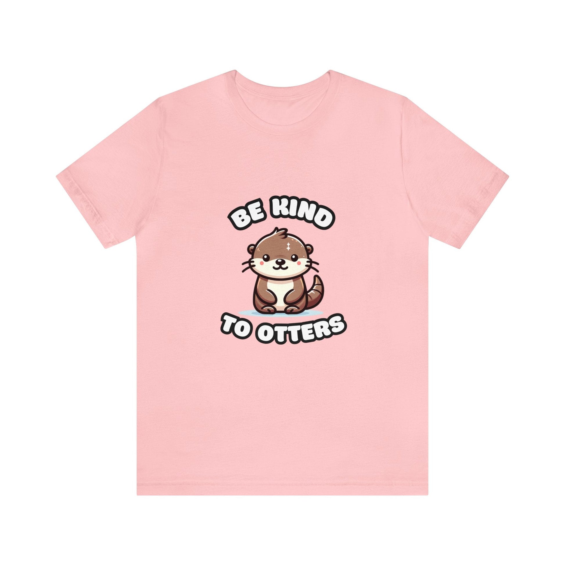 Be Kind To Otters - Otter T-shirt Pink / XS