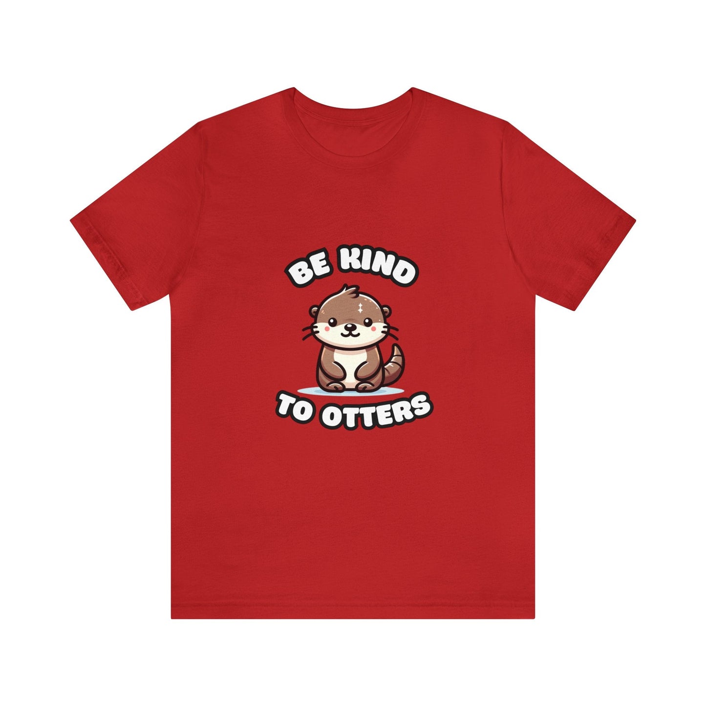 Be Kind To Otters - Otter T-shirt Red / XS
