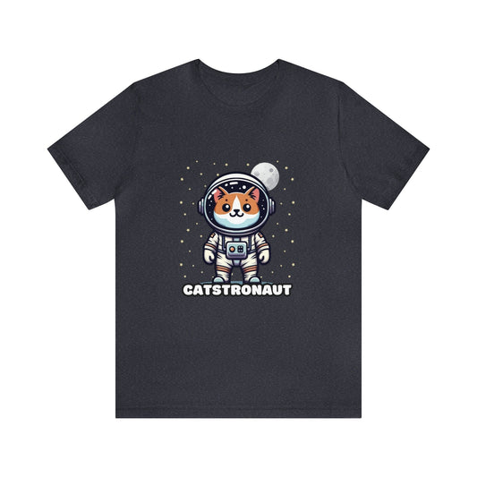US - Catstronaut - Cat T-shirt Ash Black / XS