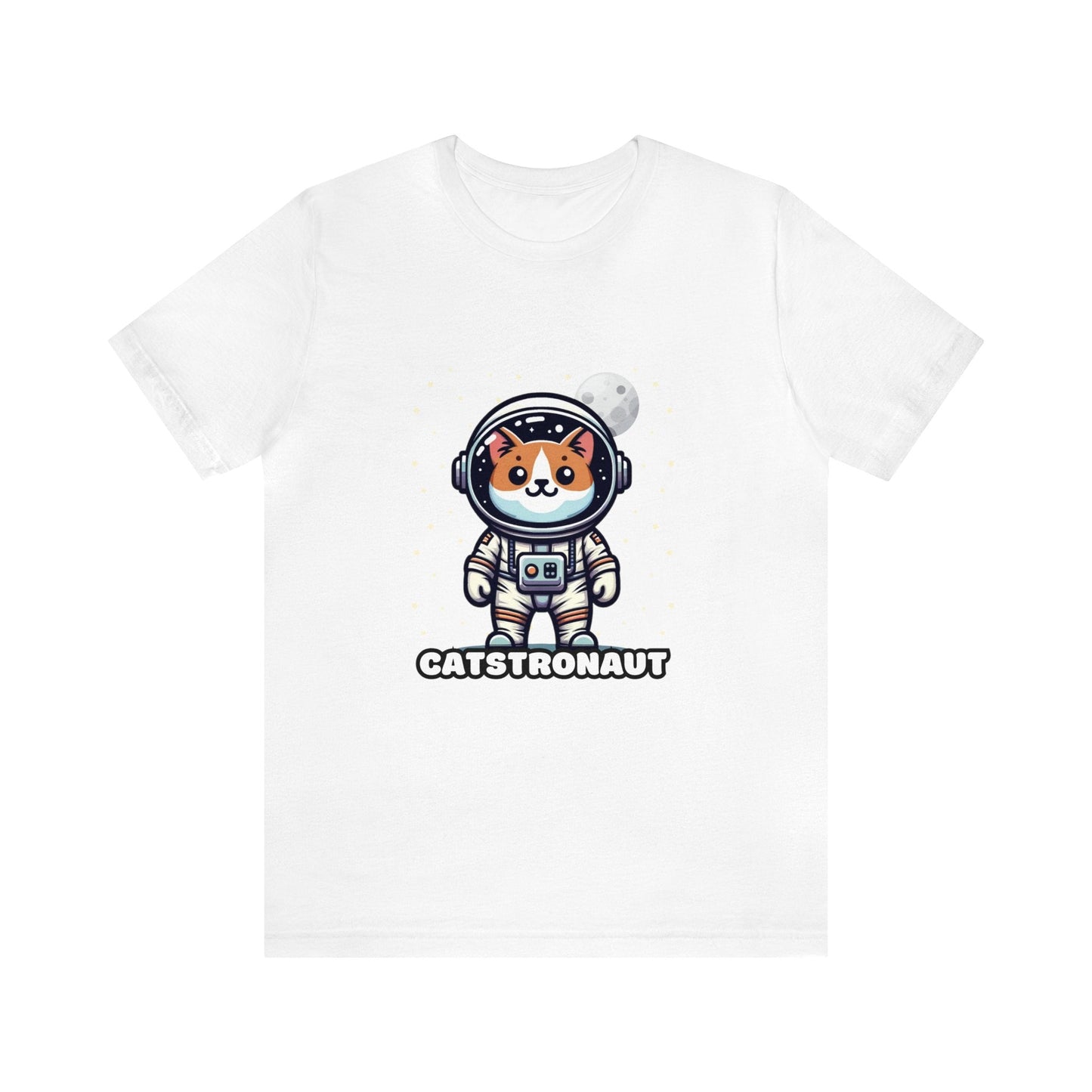 US - Catstronaut - Cat T-shirt White / S