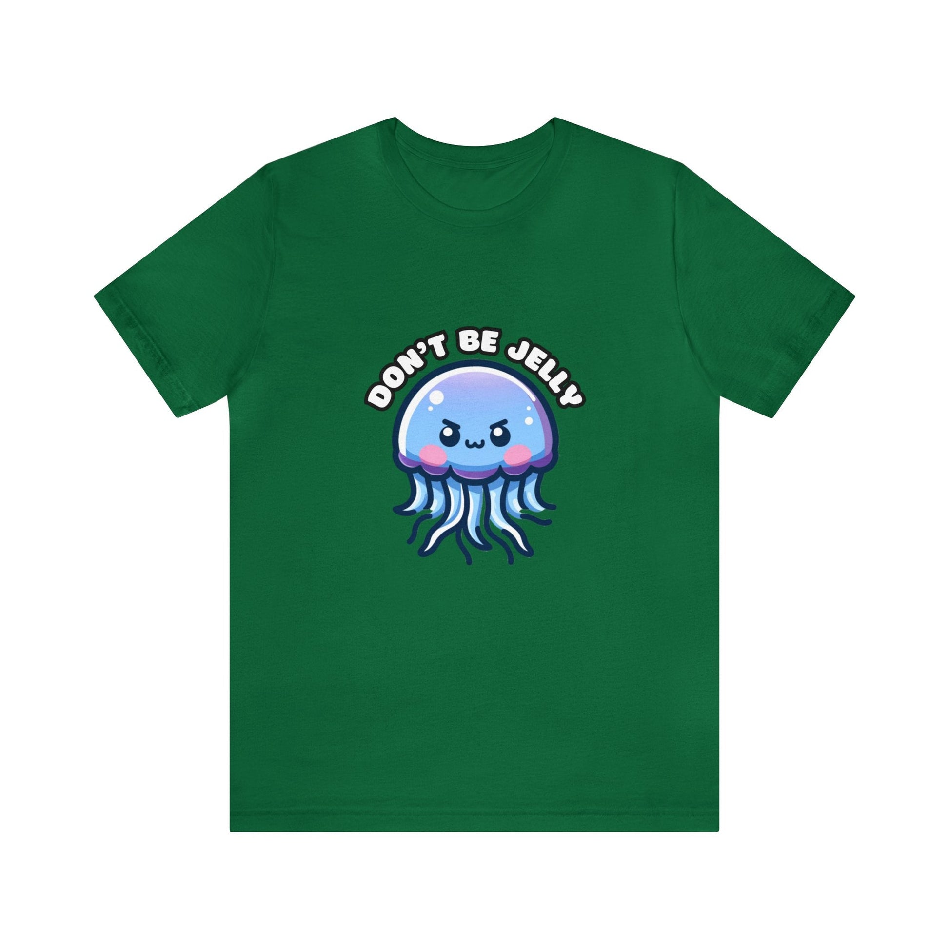 US - Don't Be Jelly - Jellyfish T-shirt Kelly / XS