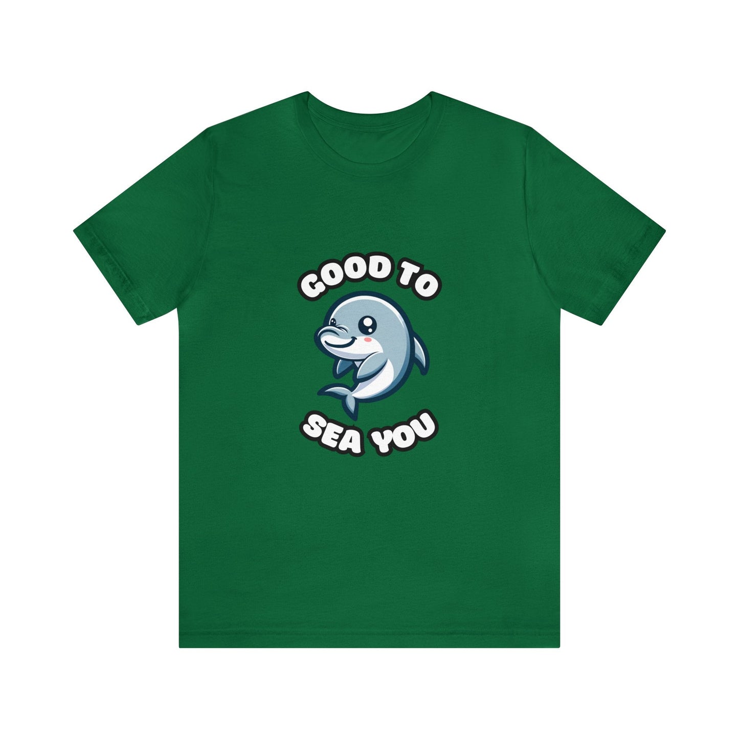 US - Good To Sea You - Dolphin T-shirt Kelly / XS