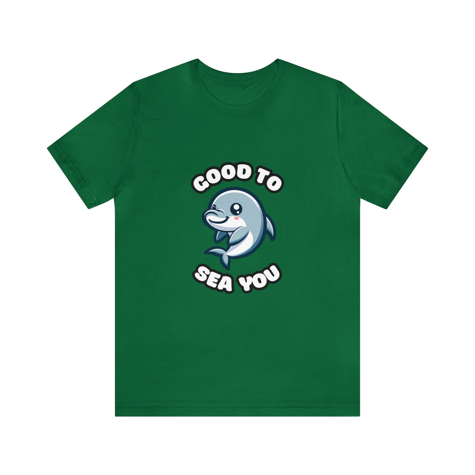 US - Good To Sea You - Dolphin T-shirt Kelly / XS