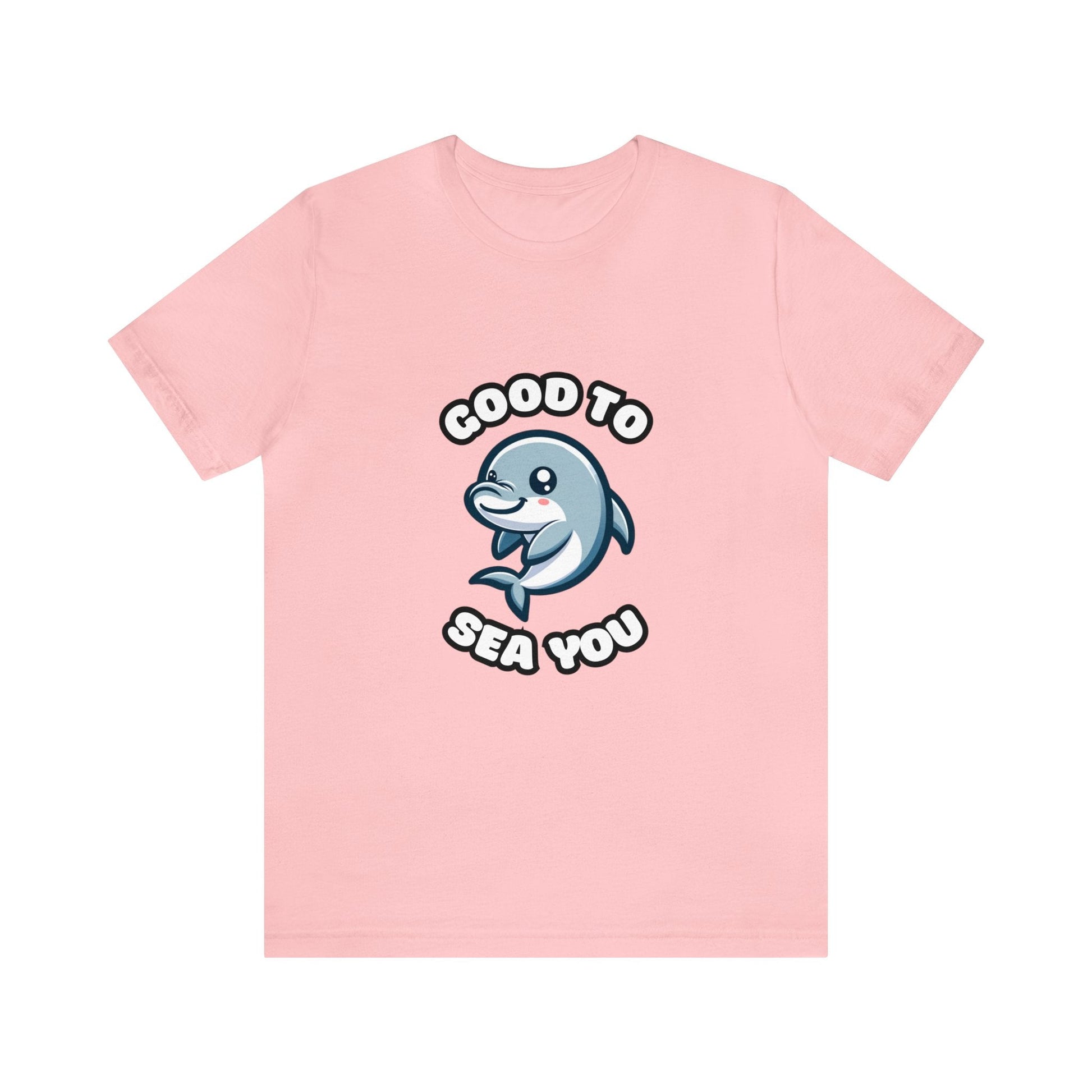 US - Good To Sea You - Dolphin T-shirt Pink / XS