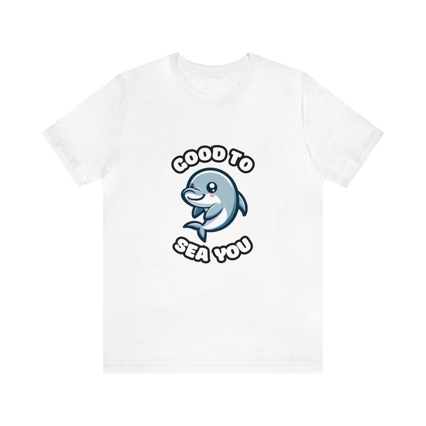 US - Good To Sea You - Dolphin T-shirt White / S