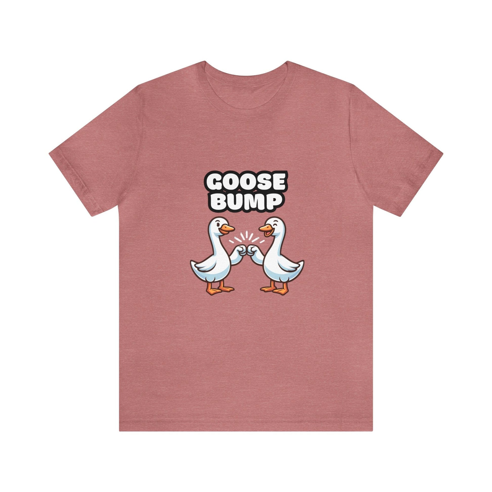 US - Goose Bump - Goose T-shirt Heather Mauve / S