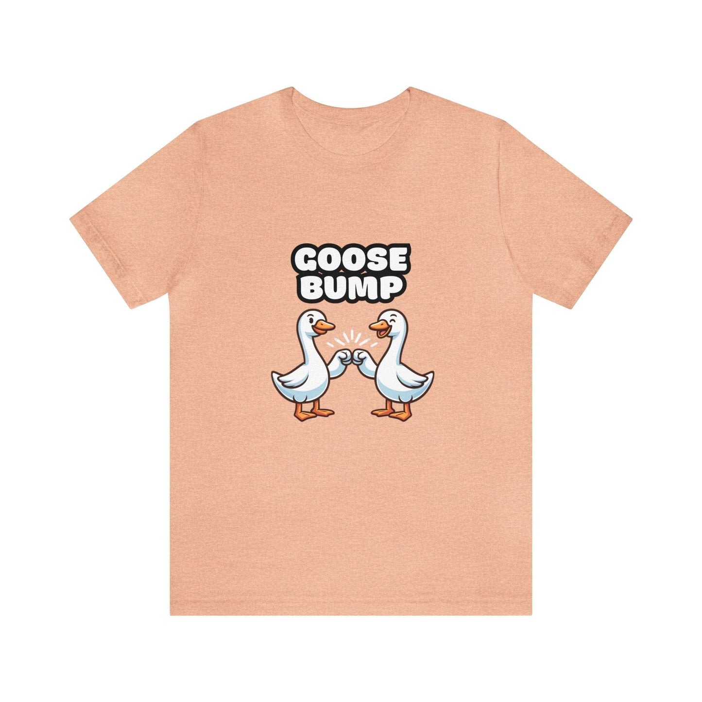US - Goose Bump - Goose T-shirt Heather Peach / S