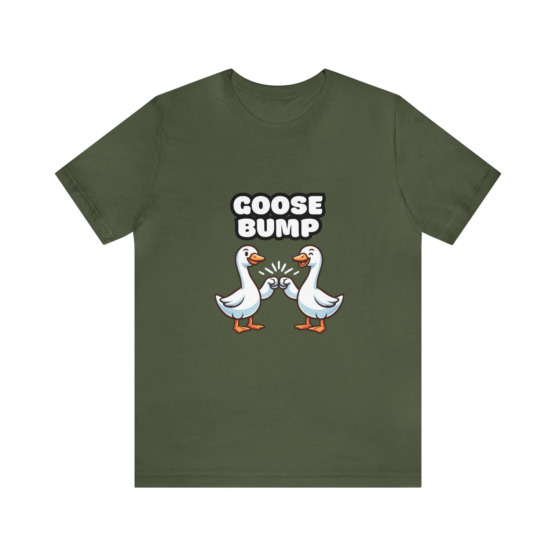 US - Goose Bump - Goose T-shirt Military Green / XS