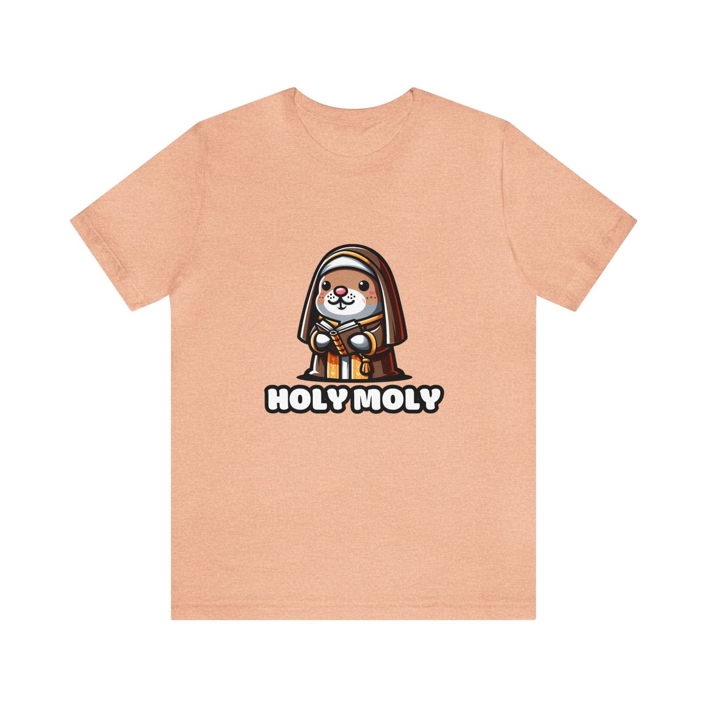 US - Holy Moly - Mole T-shirt Heather Peach / S