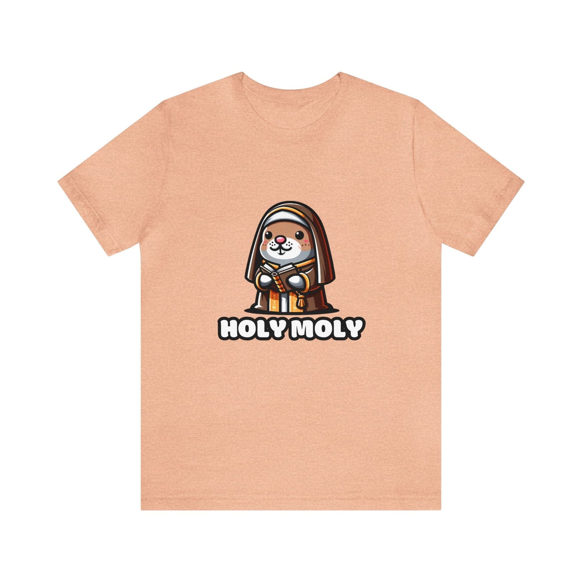 US - Holy Moly - Mole T-shirt Heather Peach / S