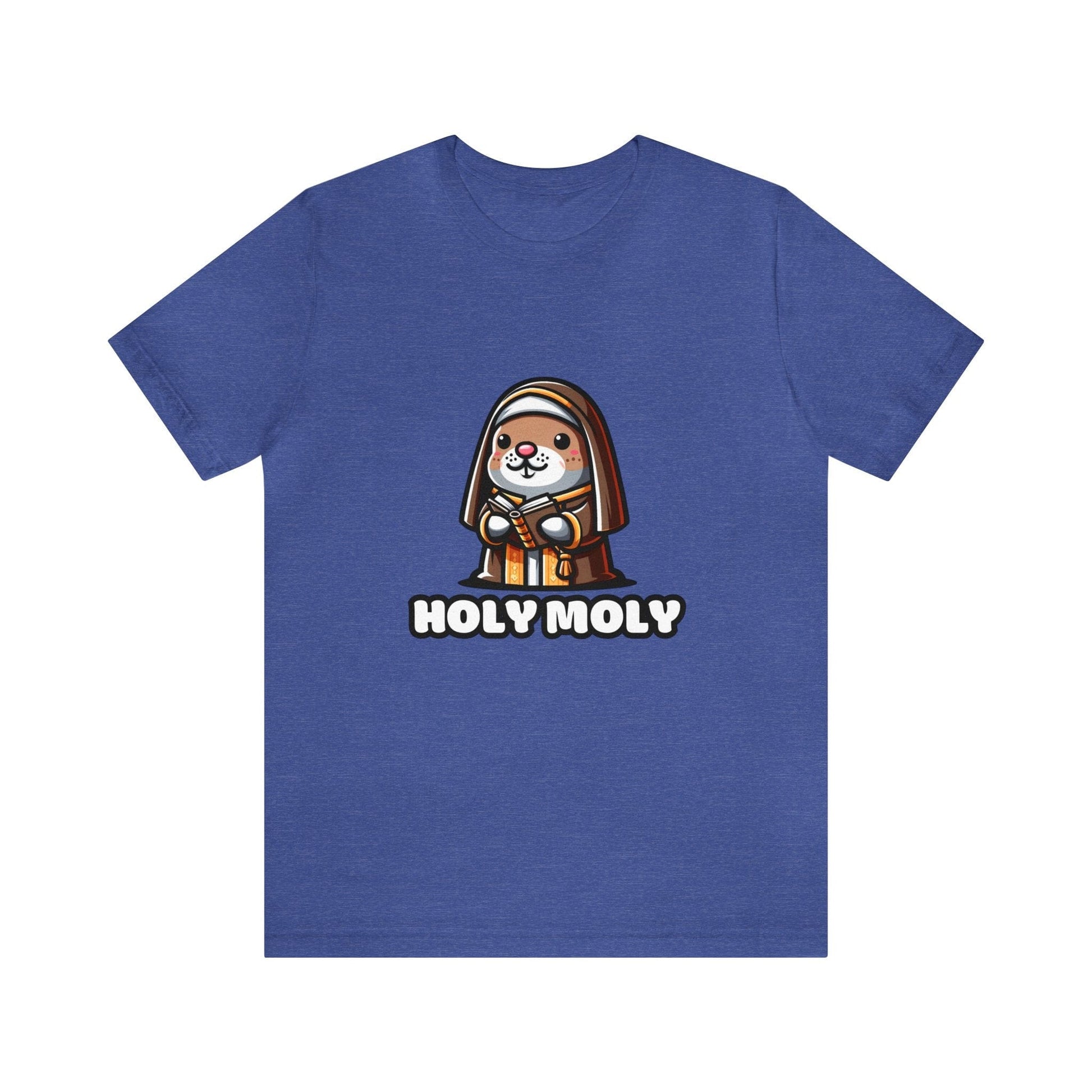 US - Holy Moly - Mole T-shirt Heather True Royal / S