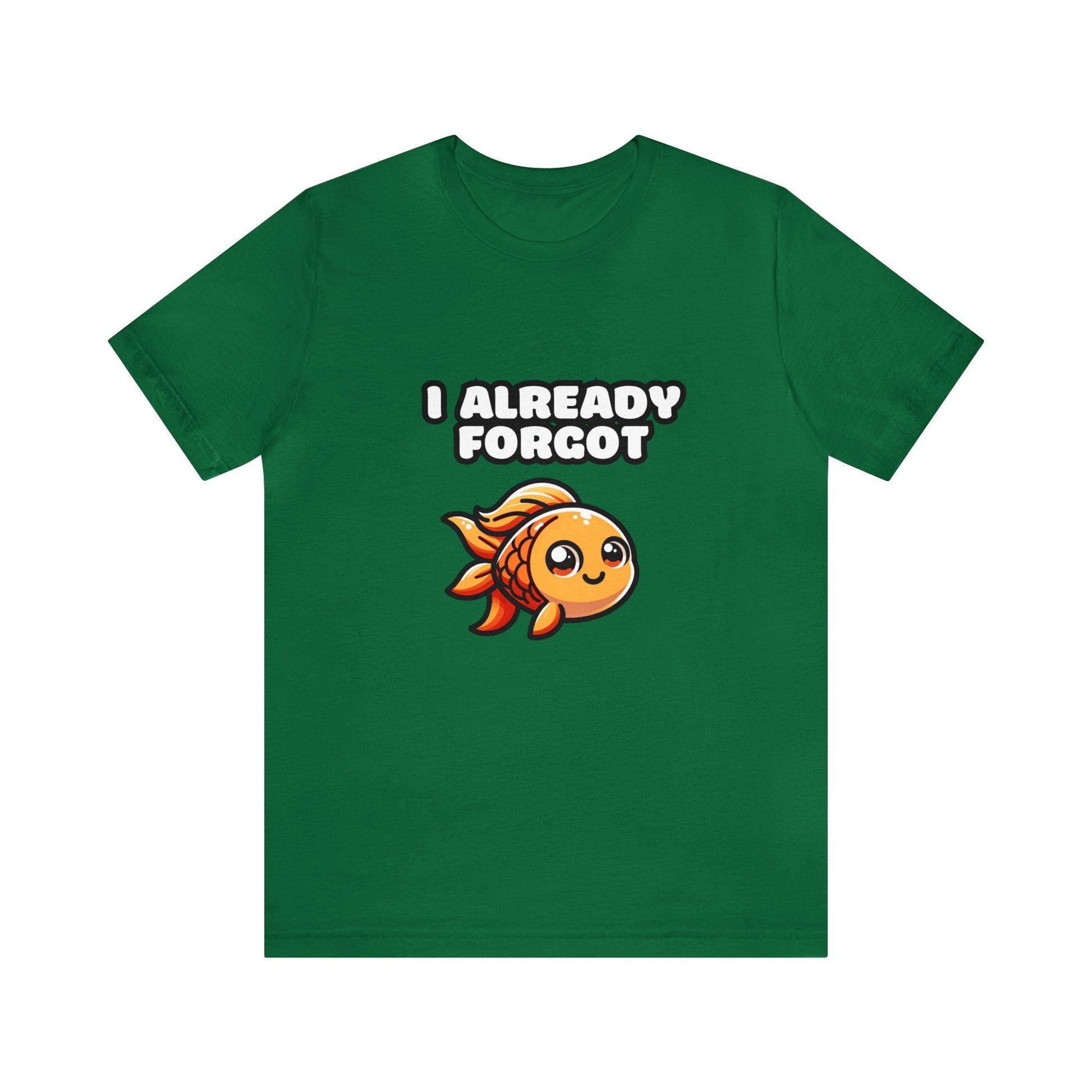 US - I Already Forgot - Goldfish T-shirt Kelly / XS