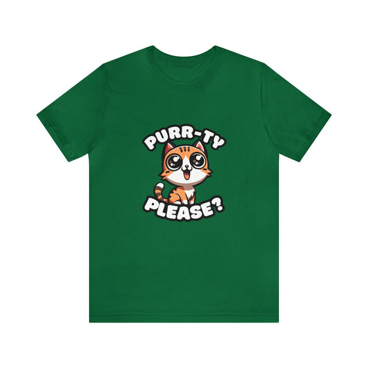 US - Purr-ty Please - Tiger T-shirt Kelly / XS