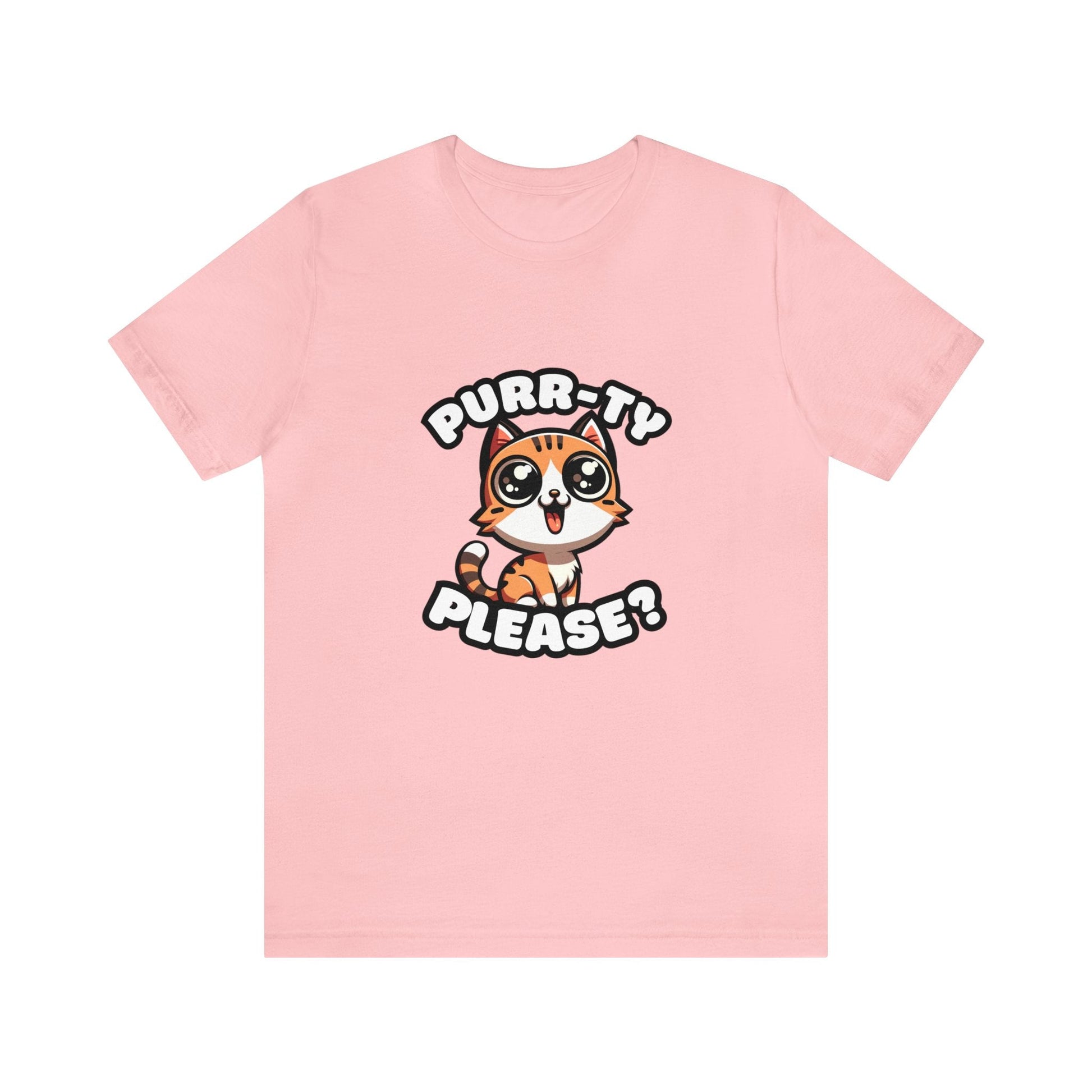 US - Purr-ty Please - Tiger T-shirt Pink / XS