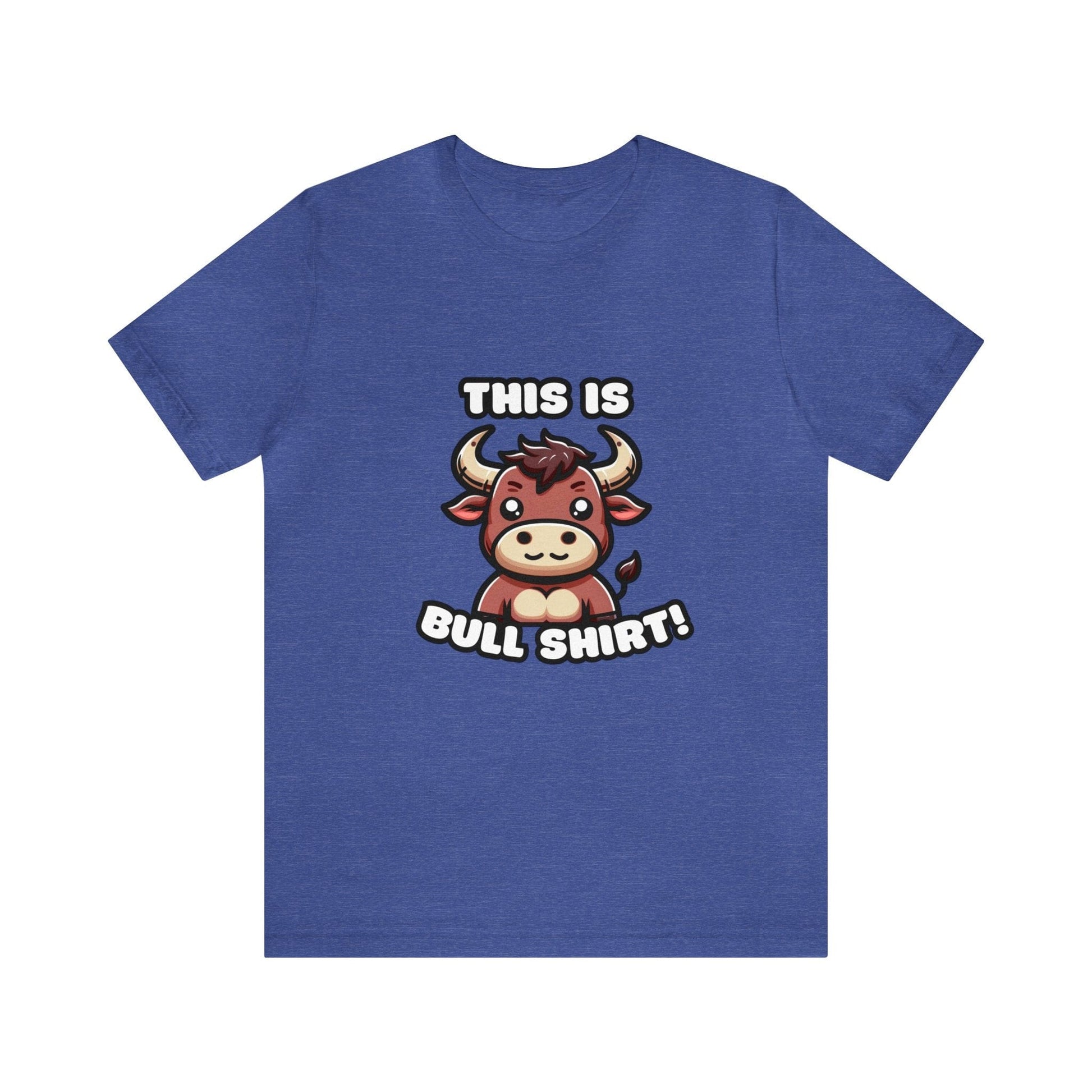 US - This Is Bull Shirt - Bull T-shirt Heather True Royal / S