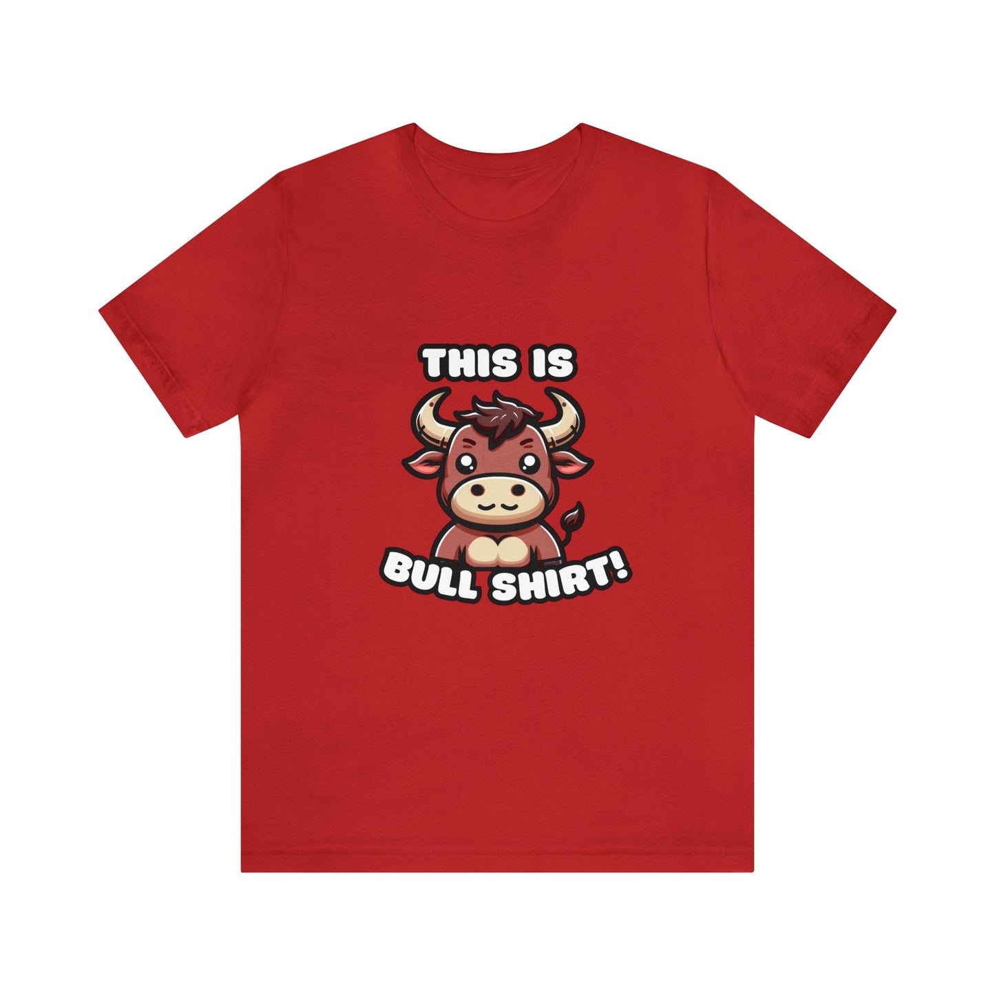 US - This Is Bull Shirt - Bull T-shirt Red / XS